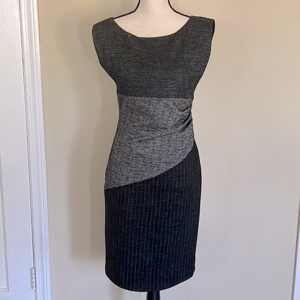 Diane Von Furstenberg Jori Patchwork Wool Dress